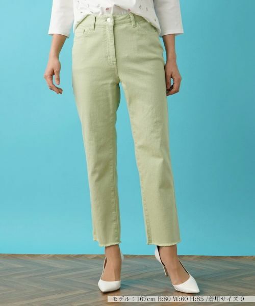 Leilian / レリアン デニムパンツ | ストレッチクロップドパンツ | 詳細26