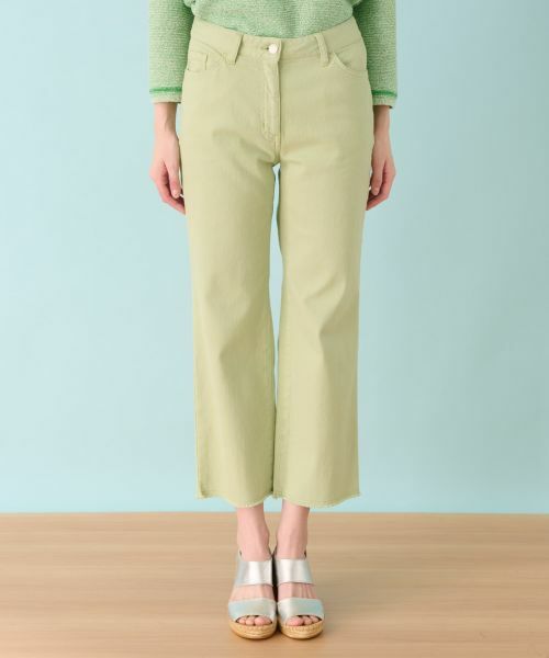 Leilian / レリアン デニムパンツ | ストレッチクロップドパンツ | 詳細3