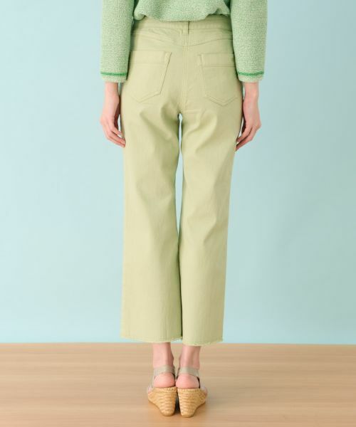 Leilian / レリアン デニムパンツ | ストレッチクロップドパンツ | 詳細5