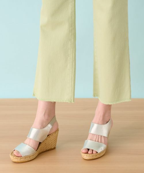 Leilian / レリアン デニムパンツ | ストレッチクロップドパンツ | 詳細8