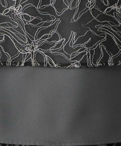 Leilian / レリアン シャツ・ブラウス | フラワー刺繍半袖プルオーバーブラウス | 詳細12