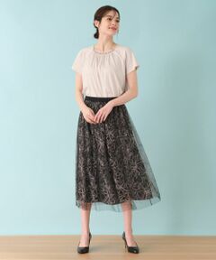 レリアン Leilian スカート （グレー系） レリアン Leilian スカート （グレー系） - ファッション通販