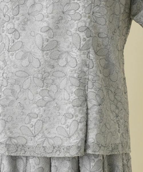 Leilian / レリアン セットアップ | 七分袖ブラウス×ロングフレアスカートセット【セレモニー】【Leilian WHITE LABEL】 | 詳細11