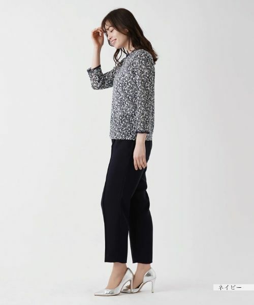 Leilian / レリアン カットソー | ミニフラワープリントプルオーバー | 詳細14