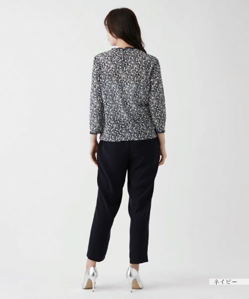 Leilian / レリアン カットソー | ミニフラワープリントプルオーバー | 詳細15