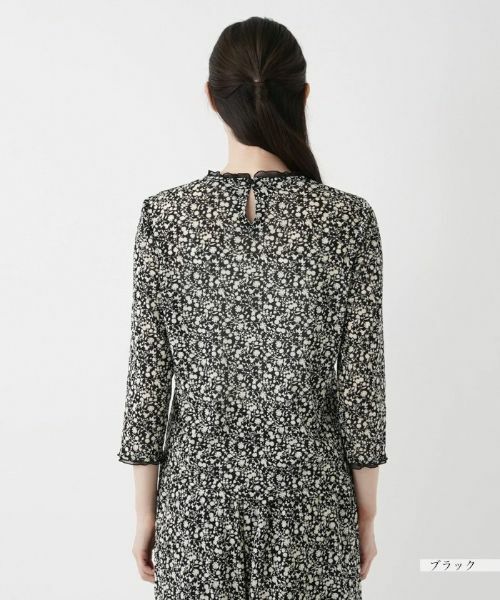 Leilian / レリアン カットソー | ミニフラワープリントプルオーバー | 詳細6