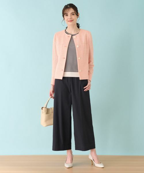 Leilian / レリアン テーラードジャケット | ノーカラージャケット | 詳細1