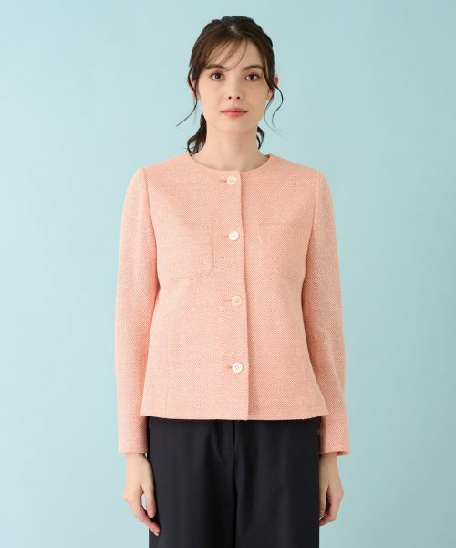 Leilian / レリアン テーラードジャケット | ノーカラージャケット | 詳細10