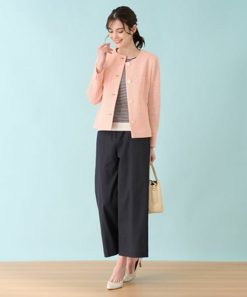 Leilian / レリアン テーラードジャケット | ノーカラージャケット | 詳細3