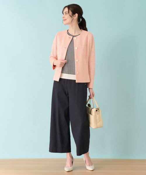 Leilian / レリアン テーラードジャケット | ノーカラージャケット | 詳細4