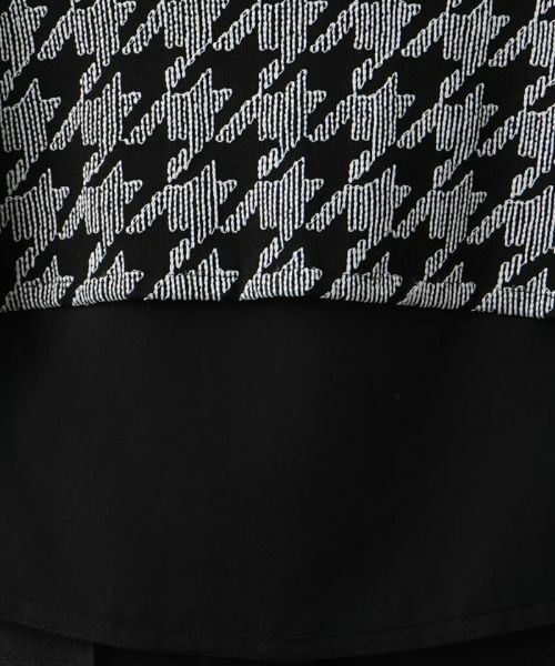 Leilian / レリアン シャツ・ブラウス | 洗える千鳥格子柄刺繍プルオーバーブラウス【パワーネット素材】 | 詳細12