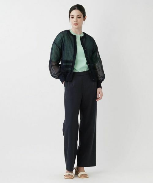 Leilian / レリアン カーディガン・ボレロ | 洗えるカーディガン【Leilian：EZUMI】 | 詳細1