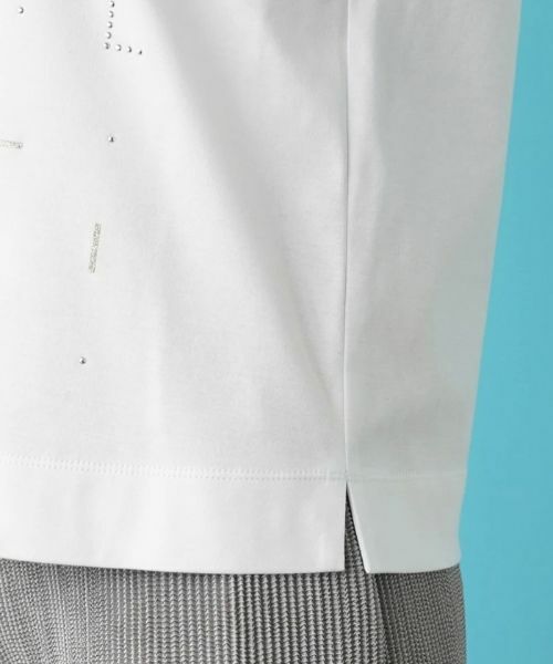 Leilian / レリアン Tシャツ | ロゴ7分袖カットソー | 詳細10