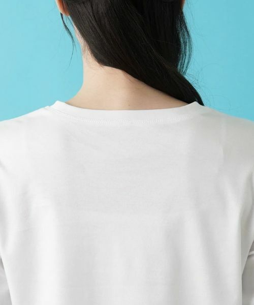 Leilian / レリアン Tシャツ | ロゴ7分袖カットソー | 詳細8