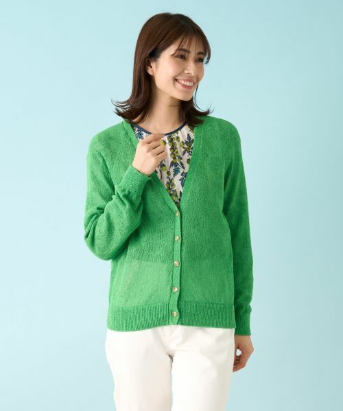 Leilian / レリアン カーディガン・ボレロ | ラグランスリーブカーディガン | 詳細10