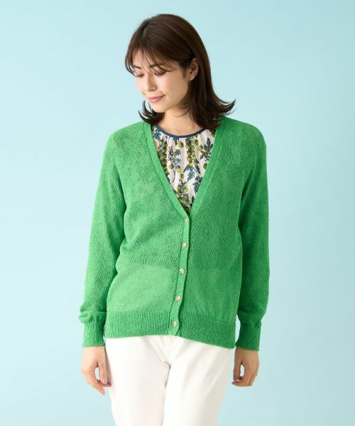 Leilian / レリアン カーディガン・ボレロ | ラグランスリーブカーディガン | 詳細8