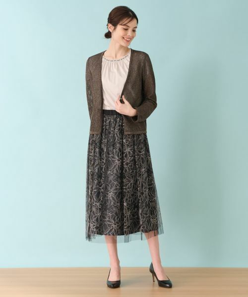 Leilian / レリアン カーディガン・ボレロ | メッシュカーディガン | 詳細1