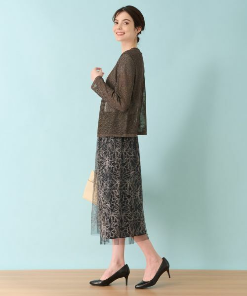 Leilian / レリアン カーディガン・ボレロ | メッシュカーディガン | 詳細16