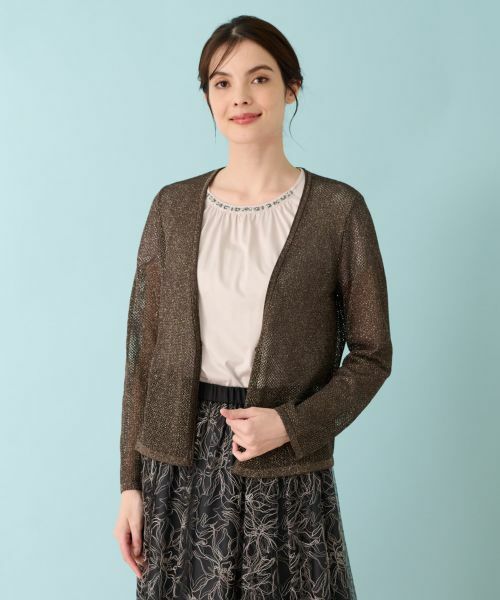 Leilian / レリアン カーディガン・ボレロ | メッシュカーディガン | 詳細2