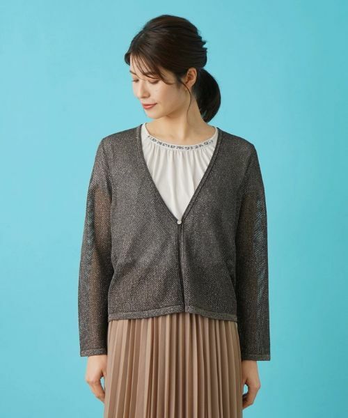 Leilian / レリアン カーディガン・ボレロ | メッシュカーディガン | 詳細24