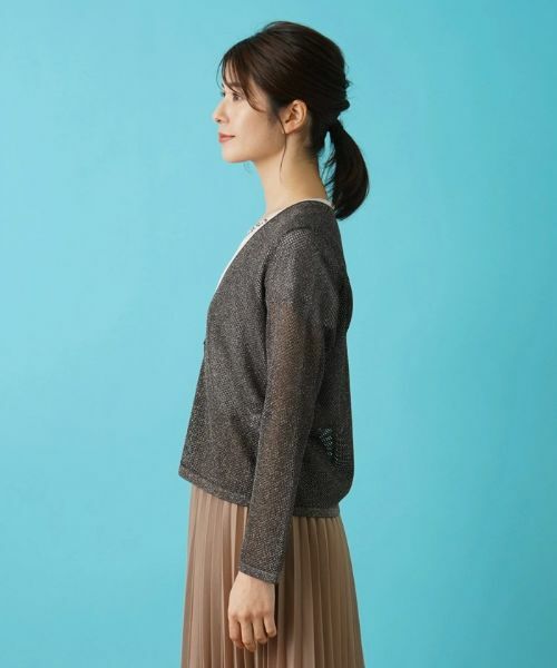 Leilian / レリアン カーディガン・ボレロ | メッシュカーディガン | 詳細25