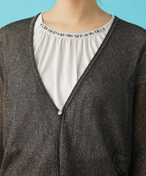 Leilian / レリアン カーディガン・ボレロ | メッシュカーディガン | 詳細27