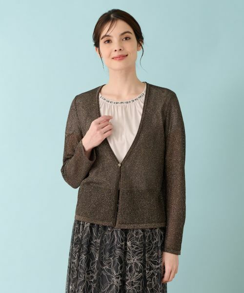 Leilian / レリアン カーディガン・ボレロ | メッシュカーディガン | 詳細4