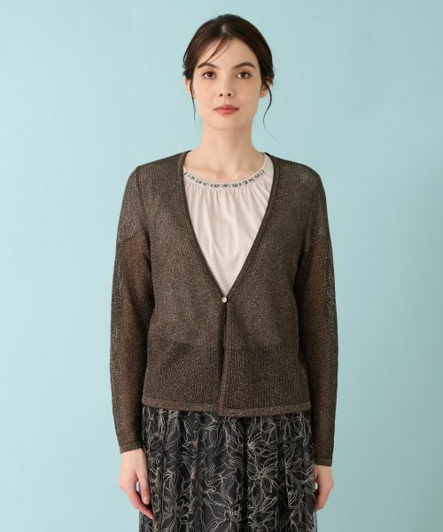 Leilian / レリアン カーディガン・ボレロ | メッシュカーディガン | 詳細5