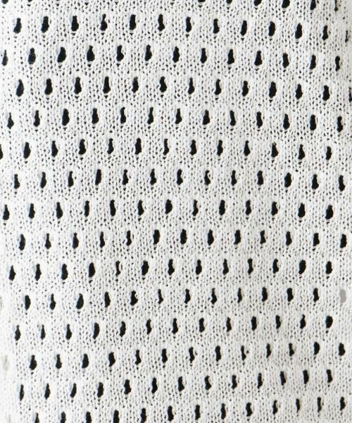 Leilian / レリアン カーディガン・ボレロ | アイレット柄前ジップカーディガン | 詳細29