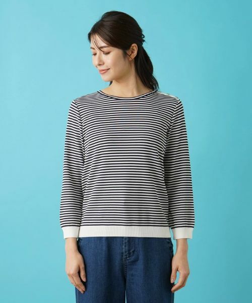 Leilian / レリアン ニット・セーター | ボーダーニットインナー | 詳細24
