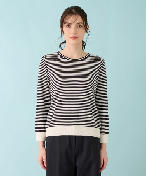 Leilian / レリアン ニット・セーター | ボーダーニットインナー | 詳細5