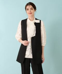 Leilian / レリアン テーラードジャケット | 洗えるジレ