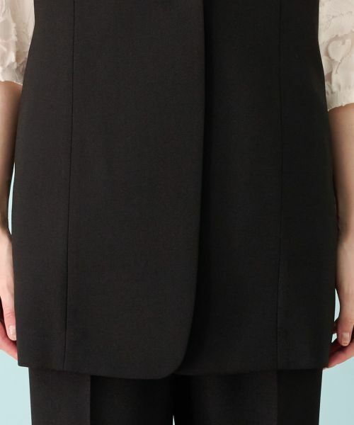 Leilian / レリアン テーラードジャケット | 洗えるジレ | 詳細10