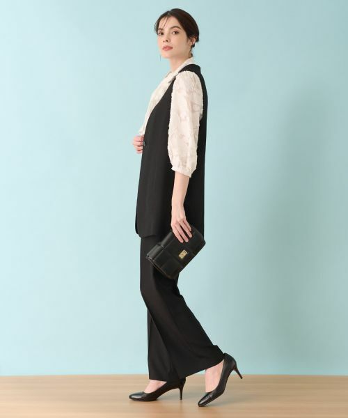 Leilian / レリアン テーラードジャケット | 洗えるジレ | 詳細14