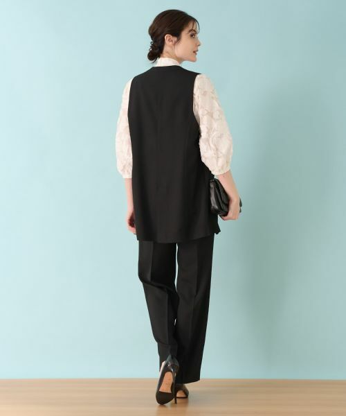 Leilian / レリアン テーラードジャケット | 洗えるジレ | 詳細16