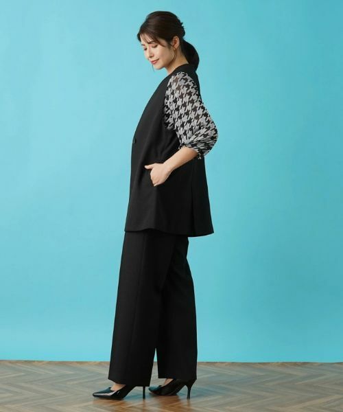 Leilian / レリアン テーラードジャケット | 洗えるジレ | 詳細21