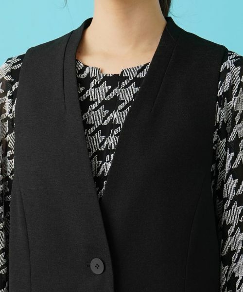 Leilian / レリアン テーラードジャケット | 洗えるジレ | 詳細26