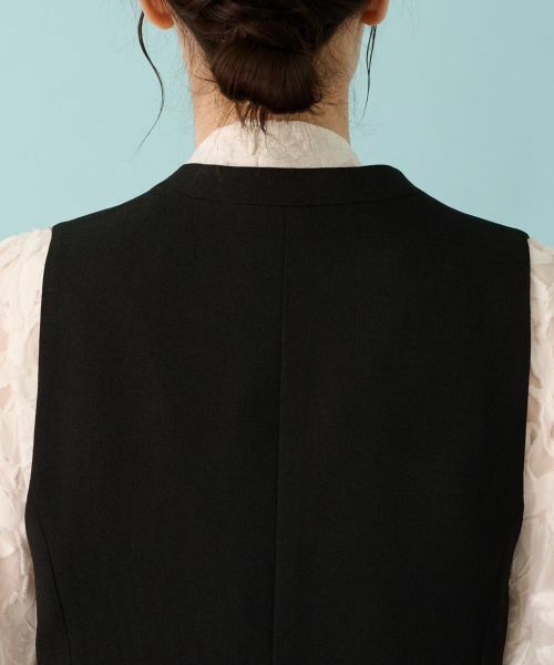 Leilian / レリアン テーラードジャケット | 洗えるジレ | 詳細8