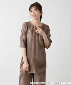 Leilian / レリアン シャツ・ブラウス | 洗えるプリーツブラウス【セットアップ】