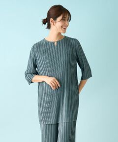 Leilian / レリアン シャツ・ブラウス | 洗えるプリーツブラウス【セットアップ】