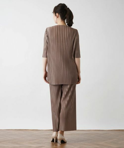 Leilian / レリアン シャツ・ブラウス | 洗えるプリーツブラウス【セットアップ】 | 詳細15