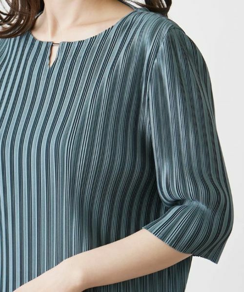 Leilian / レリアン シャツ・ブラウス | 洗えるプリーツブラウス【セットアップ】 | 詳細21