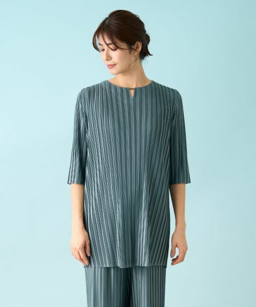 Leilian / レリアン シャツ・ブラウス | 洗えるプリーツブラウス【セットアップ】 | 詳細24