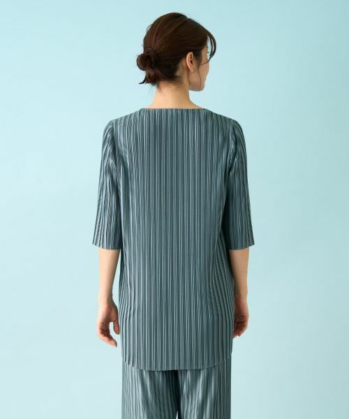 Leilian / レリアン シャツ・ブラウス | 洗えるプリーツブラウス【セットアップ】 | 詳細26