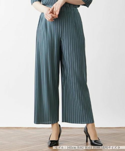 Leilian / レリアン その他パンツ | 洗えるワイドパンツ【セットアップ】 | 詳細9