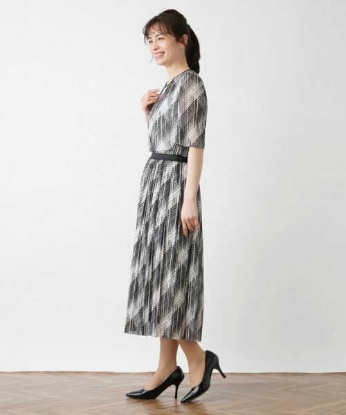 Leilian / レリアン ロング・マキシ丈スカート | 洗えるモノトーンプリーツスカート【パワーネット】 | 詳細21