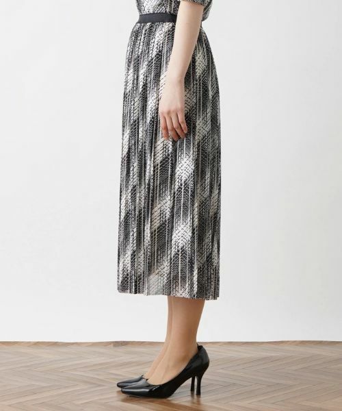 Leilian / レリアン ロング・マキシ丈スカート | 洗えるモノトーンプリーツスカート【パワーネット】 | 詳細24