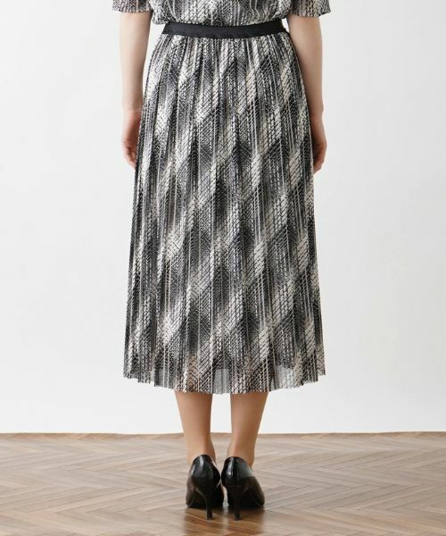 Leilian / レリアン ロング・マキシ丈スカート | 洗えるモノトーンプリーツスカート【パワーネット】 | 詳細25