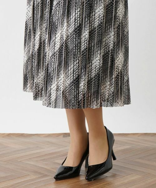 Leilian / レリアン ロング・マキシ丈スカート | 洗えるモノトーンプリーツスカート【パワーネット】 | 詳細27