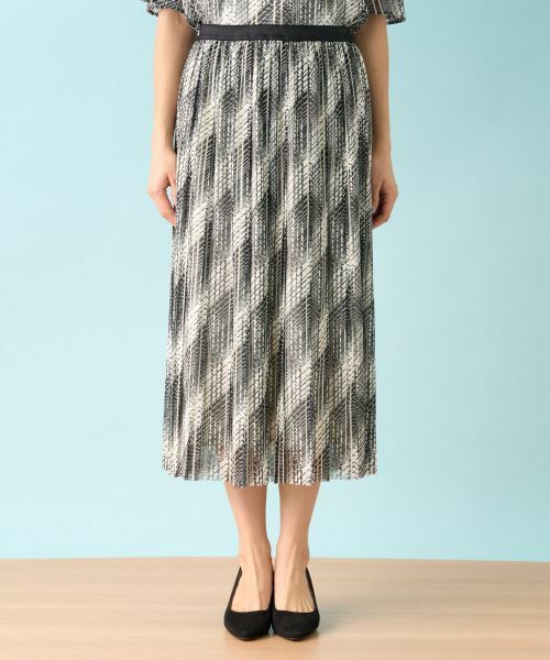Leilian / レリアン ロング・マキシ丈スカート | 洗えるモノトーンプリーツスカート【パワーネット】 | 詳細4